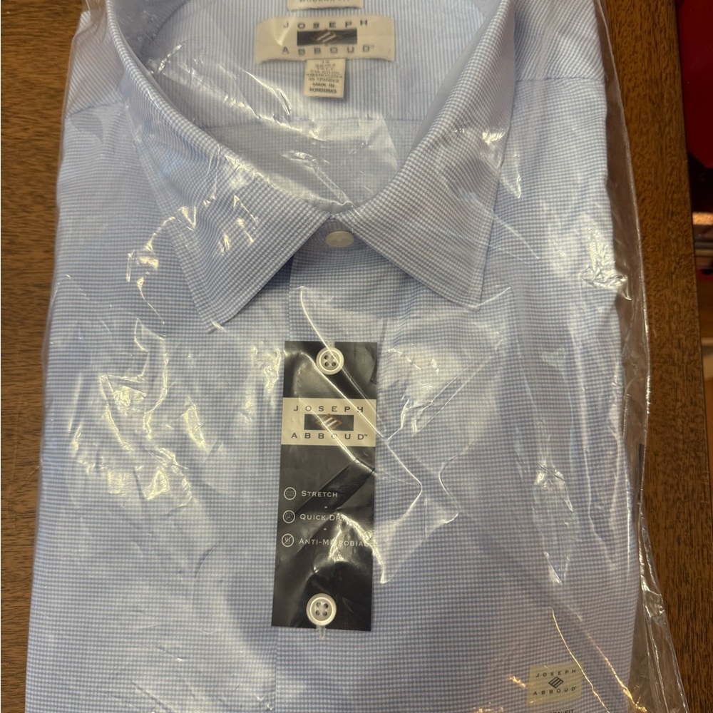 Joseph Abboud Blue Dress Shirt Classic Style - Brand New